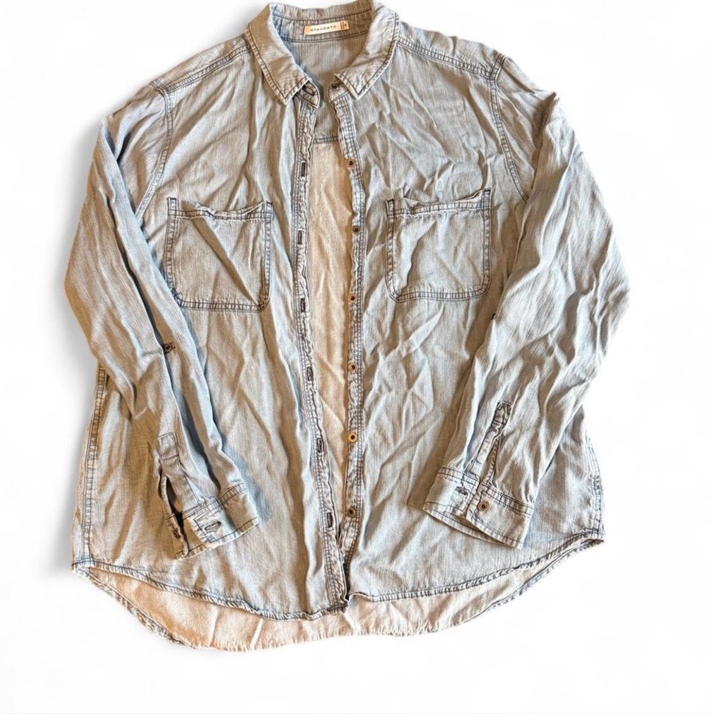 Staccato Light Blue Button-up Shirt
